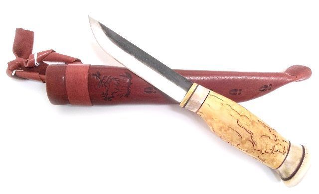 Lappish outdoor knife Wood-Jewel Vuolu 10