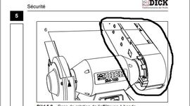 Kompletter Ersatzarm für die Bandschleifmaschine Dick SM-100