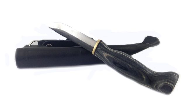 Wood-Jewel 23black hunting cutting knife