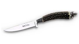 Couteau de chasse bavarois Linder à tête de lion 2