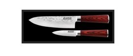 Coffret couteaux Wusaki Pakka X50 1 chef et 1 office