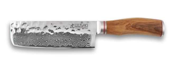 Damascus Nakiri Wusaki Knife 8001