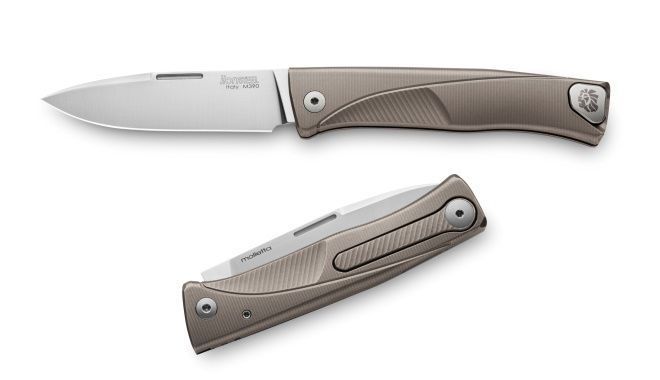 Lionsteel Thrill Titanium bronze TL.BR folding knife