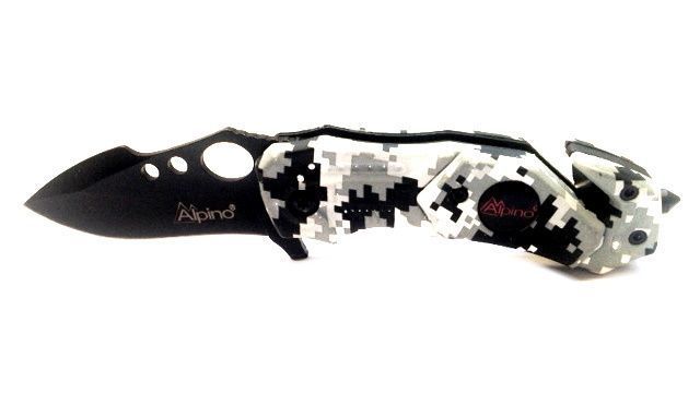 Taschenmesser Alpino 3 Titanio schwartz 15041-S