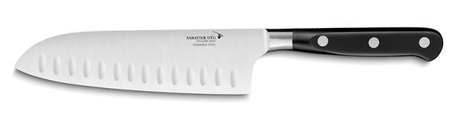 Couteau Santoku alvéolé Déglon Idéal Sabatier
