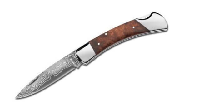 Boker Magnum folding knife Lord of Damascus