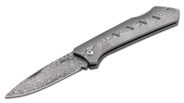 Boker Plus Dominator Damascus folding knife