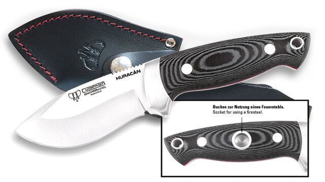 Cudeman Huracan Survival Knife schwarz