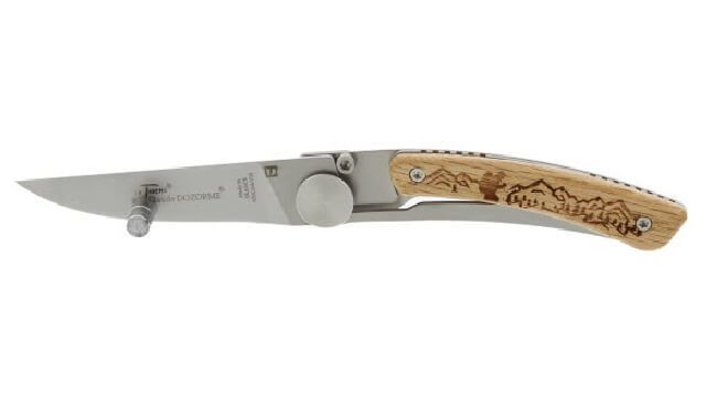 4967.R "Le Thiers® Nature"-Messer von Claude Dozorme Liner Lock-Wanderer