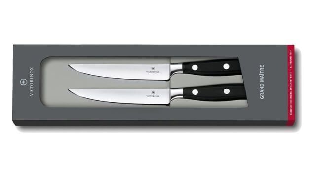 7.7242.2 Set of 2 Forged steak knives Victorinox Grand Maître
