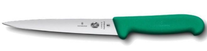 5.3704.20 Abisolieren des Messers, Sohlenfilet, flexible Klinge 20 cm grüner Victorinox-Griff