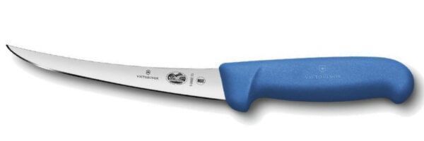 Victorinox flexibles Ausbeinmesser mit umgedrehtem Rücken Victorinox blauer Griff