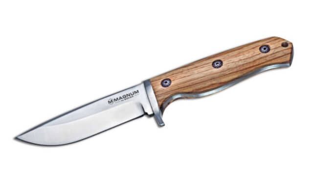 Boker Magnum Zebra drop fixed knife