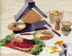 BREZ01C Appareil à raclette Brézière® pour restaurants et particuliers avec couteau