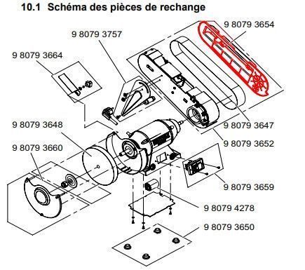 9 8079 3654 Schutzabdeckung für SM-100