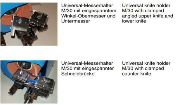 Doppelmesserhalter für Maier 90 und 68/1 Scherenschärfer