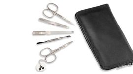 Manicure set 5 pieces Alpen soft black