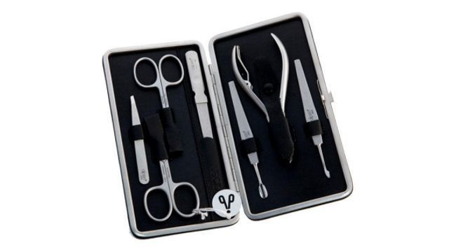Manicure set 7 pieces Alpen black 6864R