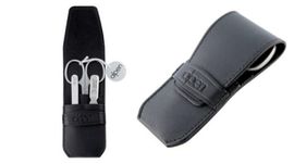 Alpen 3-piece manicure bag black