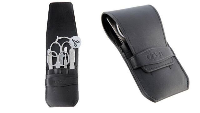 Alpen 5-piece manicure bag black