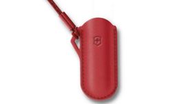 4.0670 Victorinox leather pouch red for Classic knife