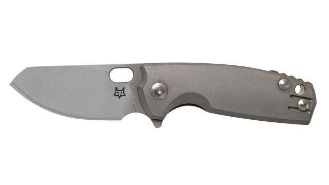 6 cm Klinge - Bronze eloxierter Titan-Griff