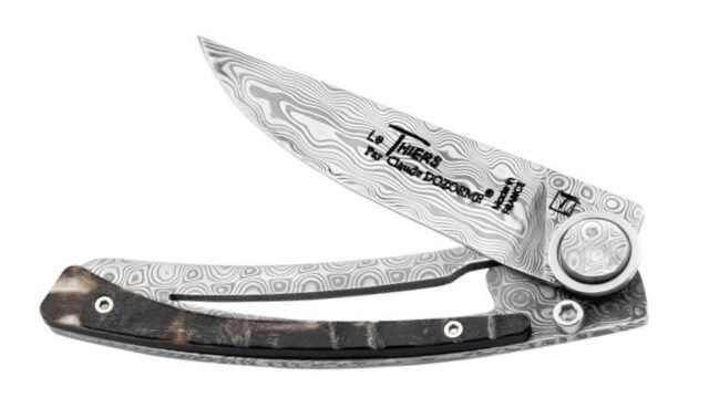 4925 - Le Thiers® Secret Damascus knife by Claude Dozorme