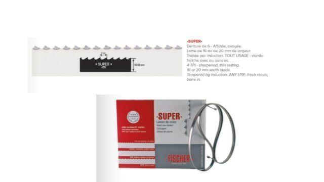 Fischer Band Saw Blades "Super" quality 20mm