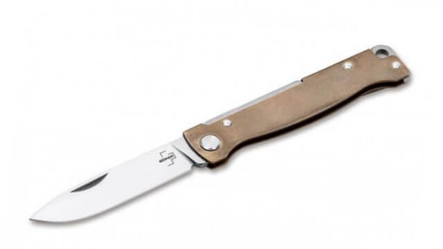 Böker Plus Atlas Messing Klappmesser