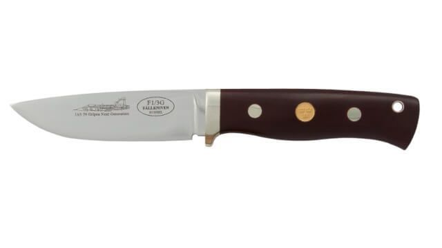 FKF1L3GMM-Fallkniven Feststehendes Messer der schwedischen Luftwaffe mit Etui