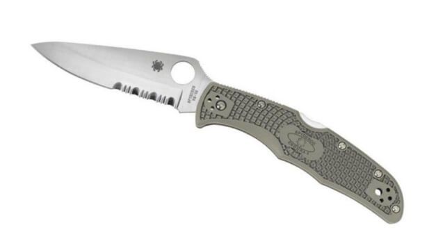 C10PSFG-Spyderco Endura 4 Pocket Knife Green