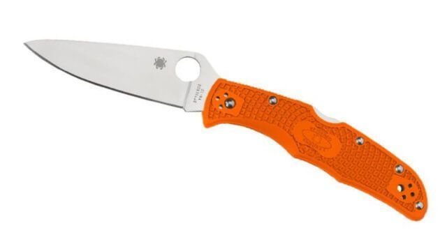 C10FPOR-Spyderco Endura 4 Orange Taschenmesser