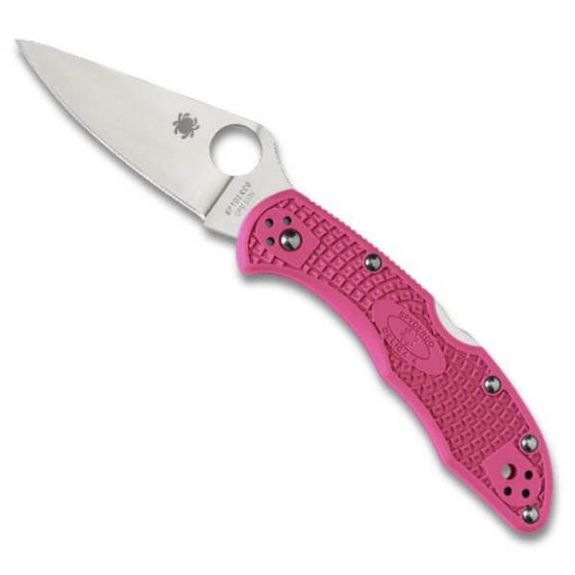 C11FPPNS30V-Spyderco Delica 4 Taschenmesser pink