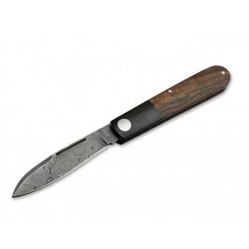 Böker Solingen Folding Knife Barlow Prime Tirpitz Damascus