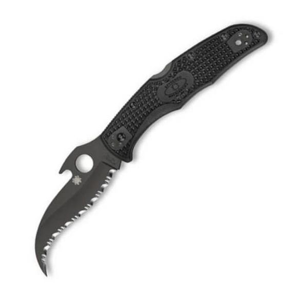 C12SBBK2W - Spyderco Matriarch 2 wave folding knife