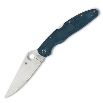 SPY C 07FP4K390-Couteau de poche Spyderco Police 4 K390 bleu