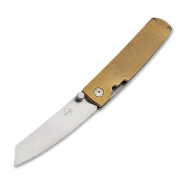 01BO328-Boker Plus Folding Knife Tenshi Brass