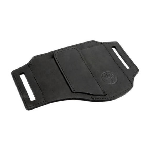 09BO295 - Etui Boker en cuir noir Ed-Three
