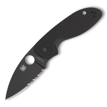 C216GPSBBK - Spyderco Efficient Mixed Klappmesser komplett schwarz
