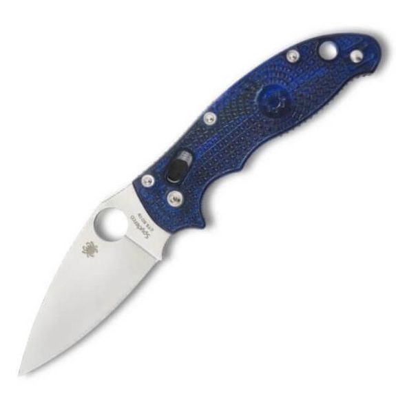 C101PBL2-Spyderco Manix 2 pocket knife translucent blue
