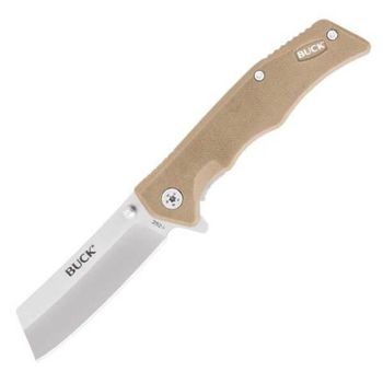 0252TNS-Klappmesser Buck Trunk beige