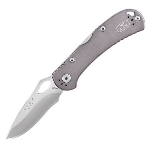 BU0722GYS1-Buck Spitfire Folding Hunting Knife grey