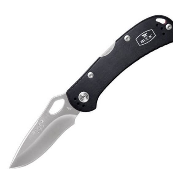 BU0722BKS1-Buck Spitfire Folding Hunting Knife black