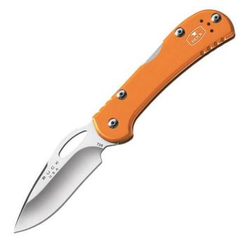 BU0726ORS-Buck Mini Spitfire Folding Hunting Knife orange
