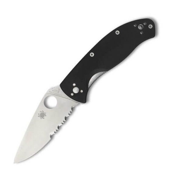 C122GPS - Spyderco Tenacious Klappmesser schwarz