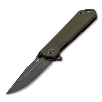 01BO164-Couteau pliant Boker Plus Khion OD vert assisté