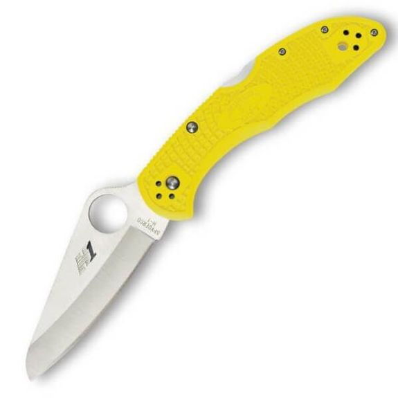 C88PBBK2-Spyderco Salt 2 pocket knife yellow