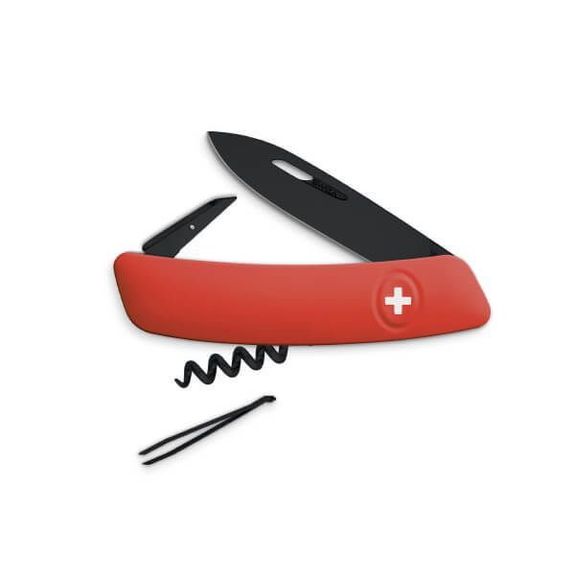 SZD01ABR-Swiss Army Knife D01 Allblack red
