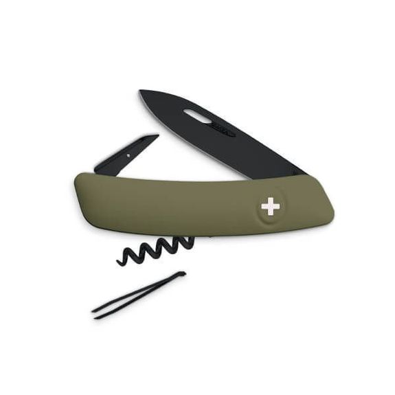 SZD01ABOL-Couteau suisse Swiza D01 Allblack olive