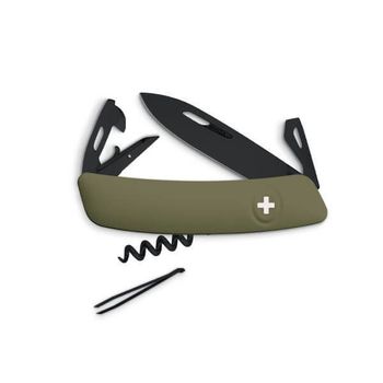 SZD03ABOL-Swiss Army Knife D03 All Black Olive
